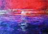 Dorota Kruk - Sonnenuntergang Poster Kunstdruck - Dorota Kruk, Hamburg, Deutschland Wandbild