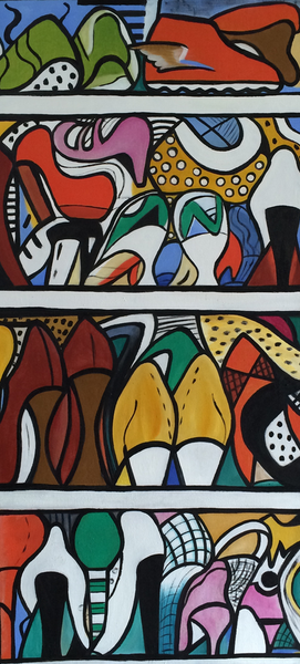 Simone Marx - Schuhschrank Poster Kunstdruck - Simone Marx, Landshut, Deutschland Wandbild