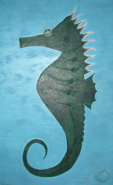 Xaver Morgenstern - Seepferdchen Poster Kunstdruck - Xaver Morgenstern, Langen, Deutschland Wandbild
