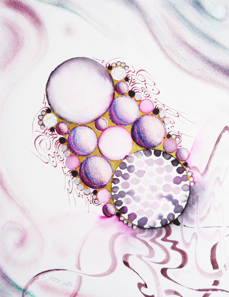 Artur H Roik - Floatin' Bacteria Poster Kunstdruck - Artur H Roik, Wien, Österreich Wandbild