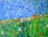 Gisela Habermann - Landschaft im Sommer Poster Kunstdruck - Gisela Habermann, Eckental, Deutschland Wandbild