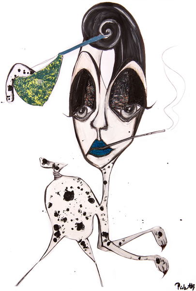 Francesca Prioletti - Cruella de Vil Poster Kunstdruck - Francesca Prioletti, Stuttgart, Deutschland Wandbild