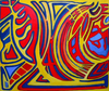Arnold Pramsoler - Abstrakt Poster Kunstdruck - Arnold Pramsoler, Vomp, Österreich Wandbild