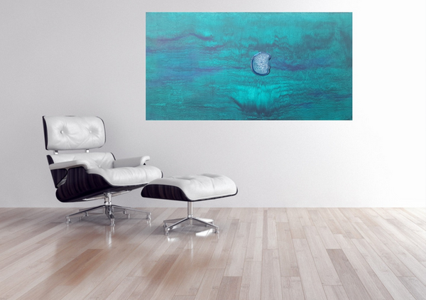 Sandra Kolodjezak - Energiebild mit Achat Poster Kunstdruck - Sandra Kolodjezak, Wolfsburg, Deutschland Wandbild