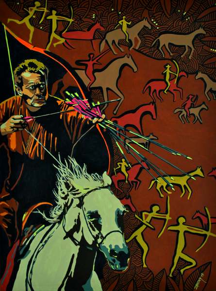 Peter Zanony - Höhlenreiter Poster Kunstdruck - Peter Zanony, München, Deutschland Wandbild