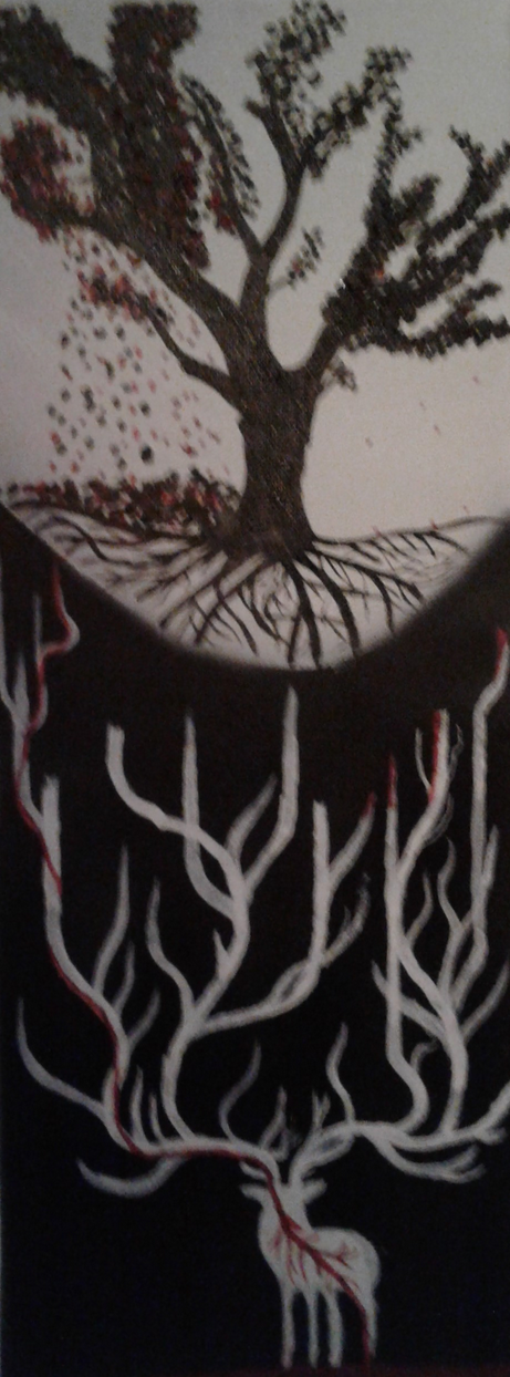 Martin Singer - Blutender Baum / Hirsch
