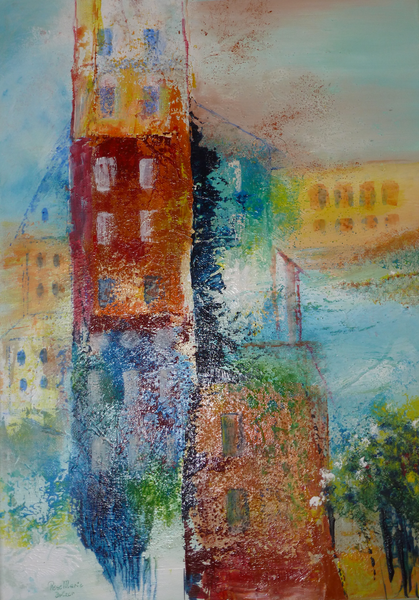 Rosemarie Bolzer - Visionen einer Stadt 1 Poster Kunstdruck - Rosemarie Bolzer, Wien, Österreich Wandbild