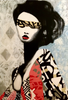 Christian Schmidt - Geisha Poster Kunstdruck - Christian Schmidt, Stocksee, Deutschland Wandbild