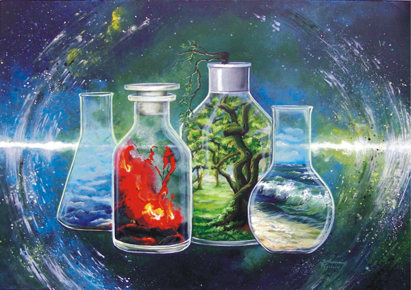 Johanna Kegebein - Elemente der Schöpfung Poster Kunstdruck - Johanna Kegebein, Zwingenberg, Deutschland Wandbild