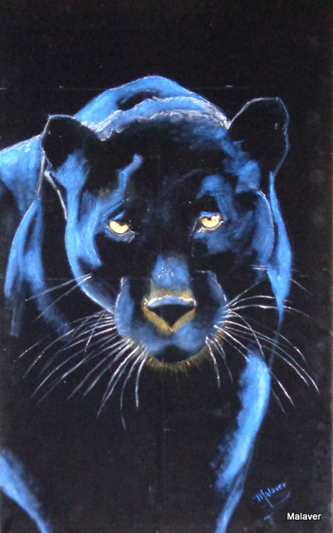 Maria Abt - Panther Poster Kunstdruck - Maria Abt, Bad Wörishofen, Deutschland Wandbild