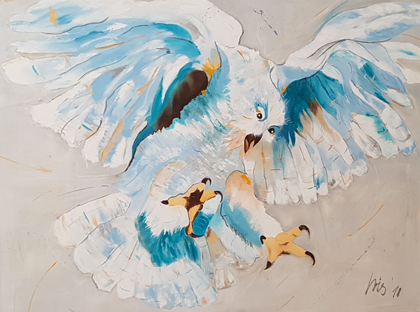 Iris Clavien - Schneeeule Poster Kunstdruck - Iris Clavien, Hameln, Deutschland Wandbild