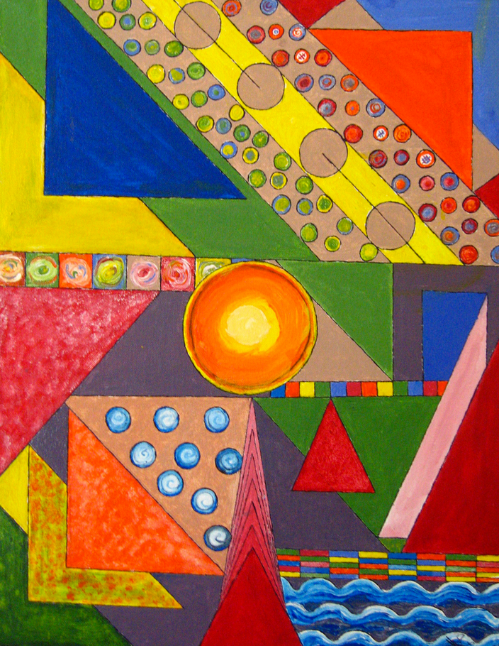 Gerd Leyerer - Komposition von Formen und Farben