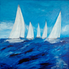 Hannelore Drees-Kiefhaber - Wind in den Segeln Poster Kunstdruck - Hannelore Drees-Kiefhaber, Wittmund, Deutschland Wandbild