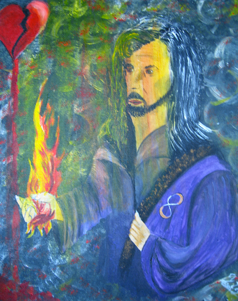Gerd Leyerer - Ein Riss in einem Herzen Poster Kunstdruck - Gerd Leyerer, Sprockhövel, Deutschland Wandbild