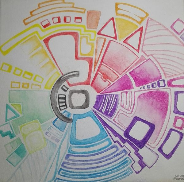 Katharina Smekal - Forms & Colors Poster Kunstdruck - Katharina Smekal, Tirol, Österreich Wandbild