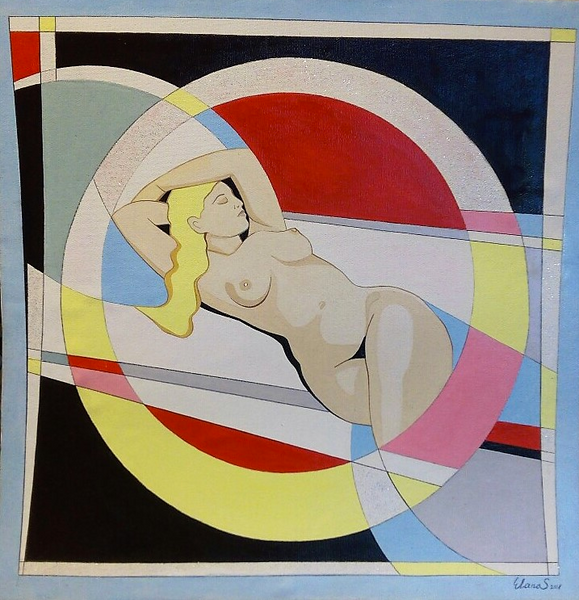 Elana Solodka - Mondlicht II Poster Kunstdruck - Elana Solodka, Bremen, Deutschland Wandbild