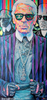 Margarita Kriebitzsch - Karl Lagerfeld Poster Kunstdruck - Margarita Kriebitzsch, Hamburg, Deutschland Wandbild
