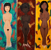 Melanie Winkler - Feminismus hoch drei Poster Kunstdruck - Melanie Winkler, keine Angabe, Österreich Wandbild