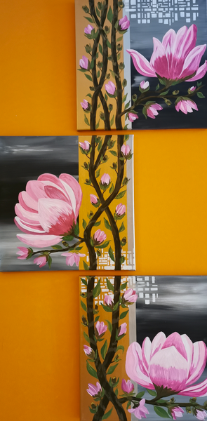 Sigrid Schwab - Magnolienbaum Poster Kunstdruck - Sigrid Schwab, Schladming, Österreich Wandbild