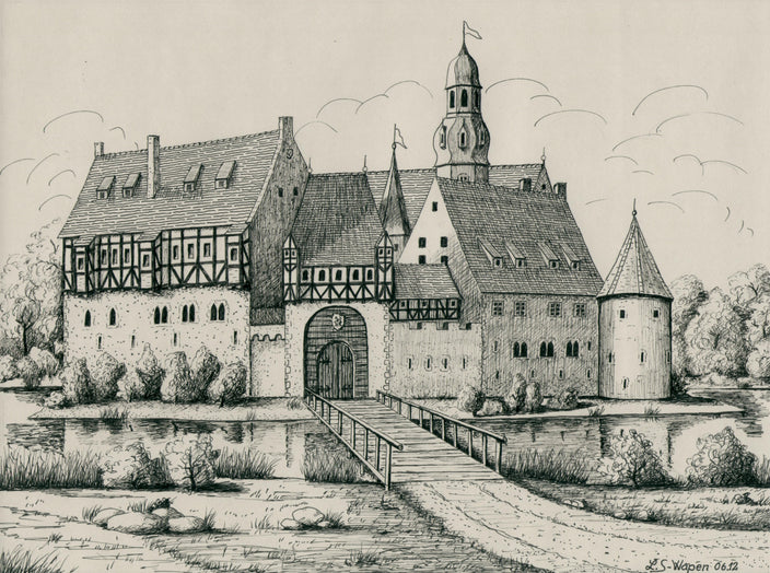 Lothar Schulz-Wapen - Burgschloss Gartow vor 1600