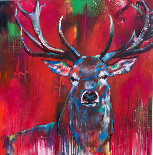 Pollich Kelly Elke Pollich - Rotwild - KUNST-ONLINE