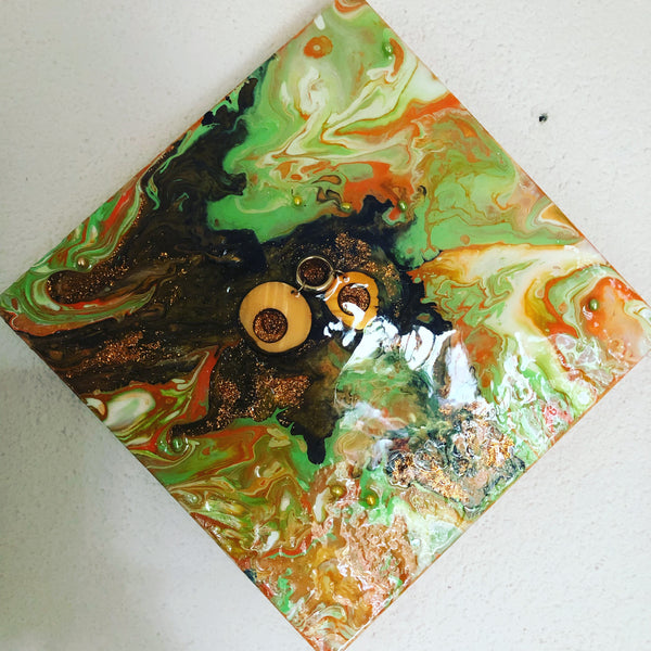 Hanne Jahn - Flower Power Poster Kunstdruck - Hanne Jahn, Kerkrade, Niederlande Wandbild