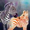 Marion Dahmen - Zebras Poster Kunstdruck - Marion Dahmen, Duisburg, Deutschland Wandbild