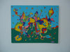 Tereza Leitner - Tanzende Farben Poster Kunstdruck - Tereza Leitner, Schrems, Österreich Wandbild