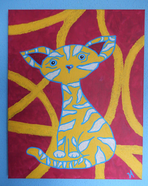 Jenny Alfter - Kitten in Yellow