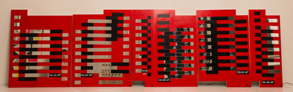 AKO - Ehre dem Quadrat - Inspiration: Albers (Bauhaus) Poster Kunstdruck - AKO, Wien, Österreich Wandbild