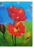Iris Clavien - Red Summer Poster Kunstdruck - Iris Clavien, Hameln, Deutschland Wandbild