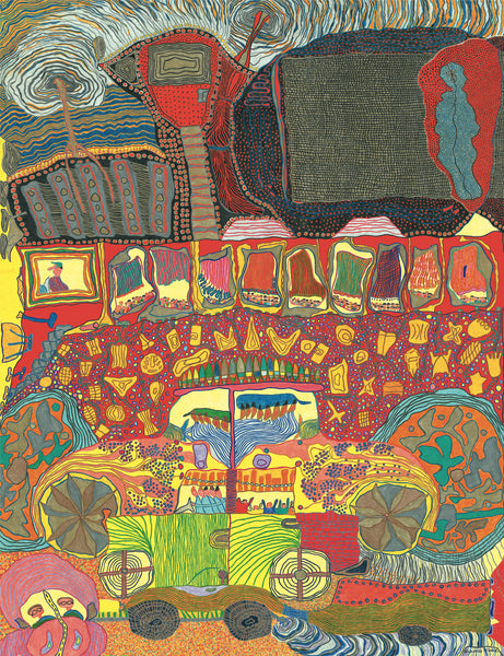 Roland Finze - Die total verrückte Autowelt Poster Kunstdruck - Roland Finze, Wien, Österreich Wandbild