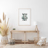 Don't wait for the opportunity, create it! Poster Kunstdruck - Typografie, KUNST-ONLINE Wandbild