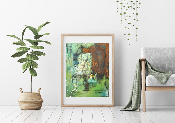 Elfie Bilger - Postcard for... Poster Kunstdruck - Elfie Bilger, KUNST-ONLINE Wandbild