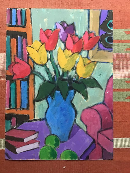 Ladislaus Billanitsch - Tulpen und Bücher