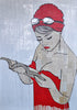 Martina Niederhauser - Flow Poster Kunstdruck - Martina Niederhauser, Sarnen, Schweiz Wandbild