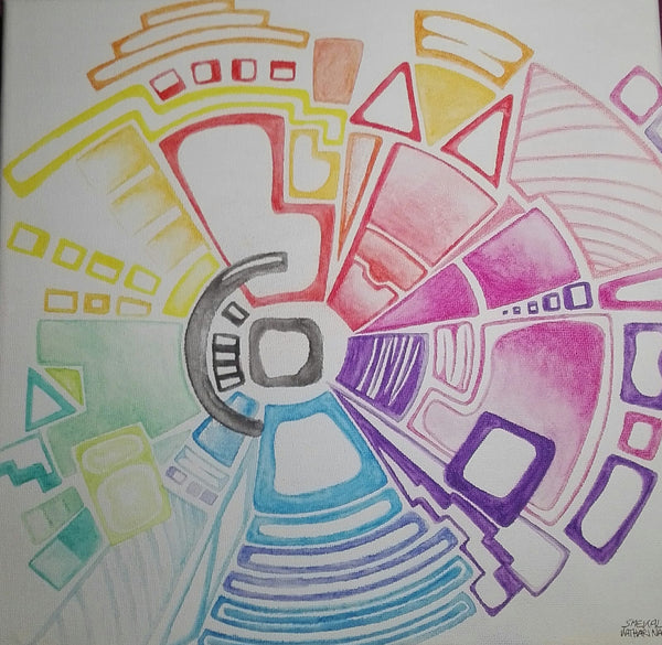 Katharina Smekal - Forms & Colors Poster Kunstdruck - Katharina Smekal, Tirol, Österreich Wandbild