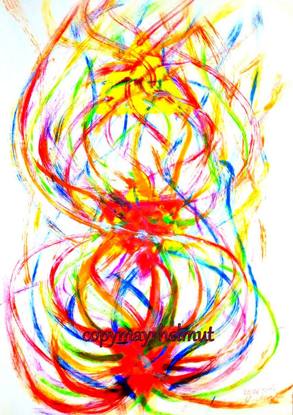 Helmut Mayr - Farbenspiel Poster Kunstdruck - Helmut Mayr, Lienz, Österreich Wandbild