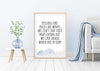 Feelings are much like waves Poster Kunstdruck - Typografie, KUNST-ONLINE Wandbild