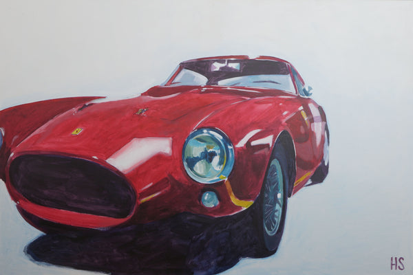 Herbert Schneider - Ferrari MM Poster Kunstdruck - Herbert Schneider, Friedrichshafen, Deutschland Wandbild