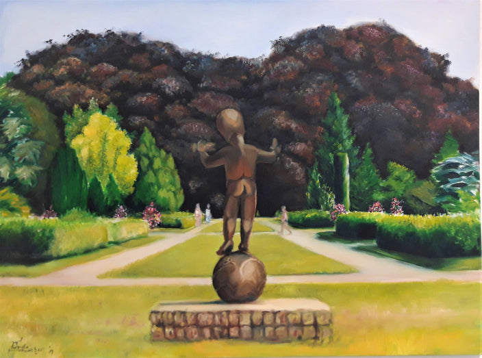 Pamela Schweitzer - Fischerbubi - Stadtpark Hamburg