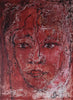 Barbara Stuker - Frauenportrait in Rot
