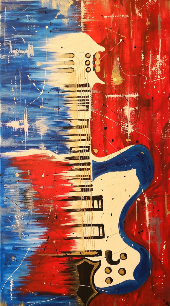 Susan Crämer - The red blue ocean guitar
