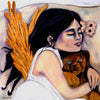 Gabi Domenig - Little sleeping Angel Poster Kunstdruck - Gabi Domenig, KUNST-ONLINE Wandbild