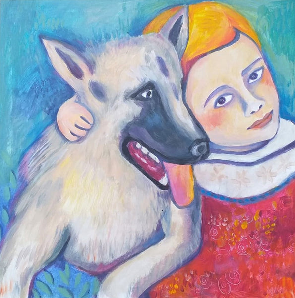 Gabi Domenig - Best friends Poster Kunstdruck - Gabi Domenig, Lienz, Österreich Wandbild