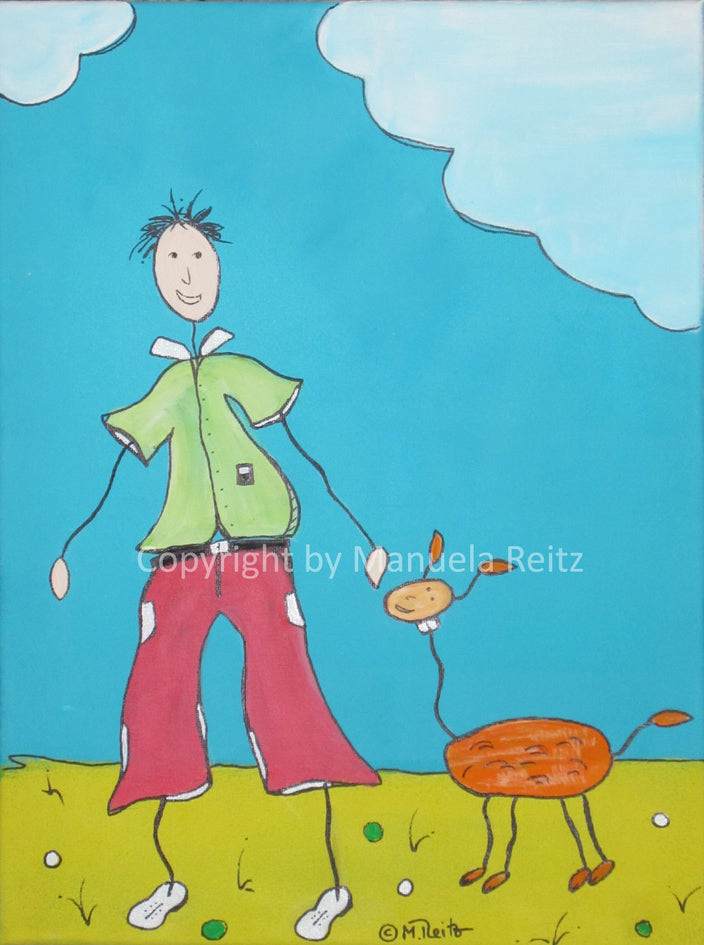 Manuela Reitz - Fröhlicher Hund / Happy Dog