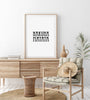 Hakuna matata Poster Kunstdruck - Typografie, KUNST-ONLINE Wandbild