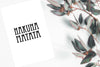 Hakuna matata Poster Kunstdruck - Typografie, KUNST-ONLINE Wandbild