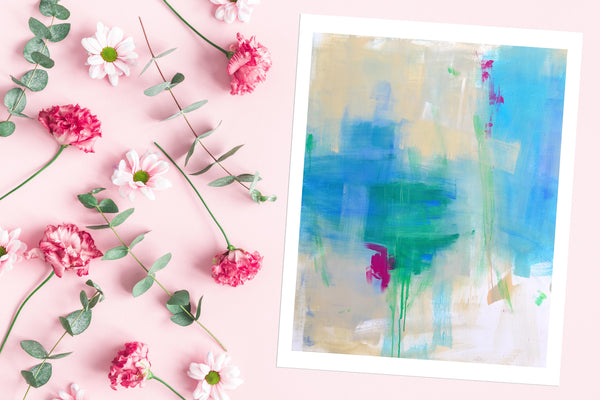 Heike Ponge - Gran Canaria Poster Kunstdruck - Heike Ponge, KUNST-ONLINE Wandbild