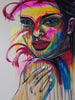 Haeran Boehler - Frau Poster Kunstdruck - Haeran Boehler, Hedingen, Schweiz Wandbild